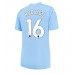Manchester City Rodri Hernandez #16 Hjemmedrakt Dame 2023-24 Korte ermer